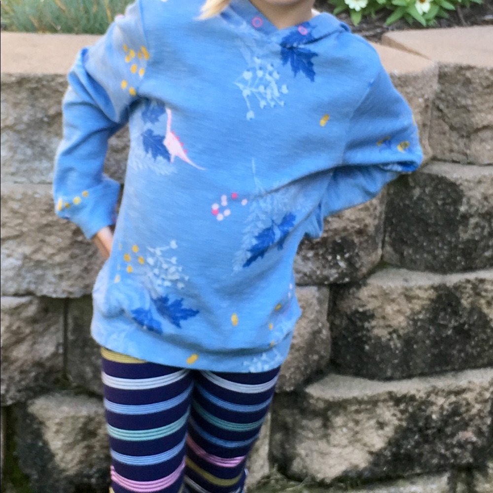 SOLD NWT Girl’s Blue Dino Hoodie